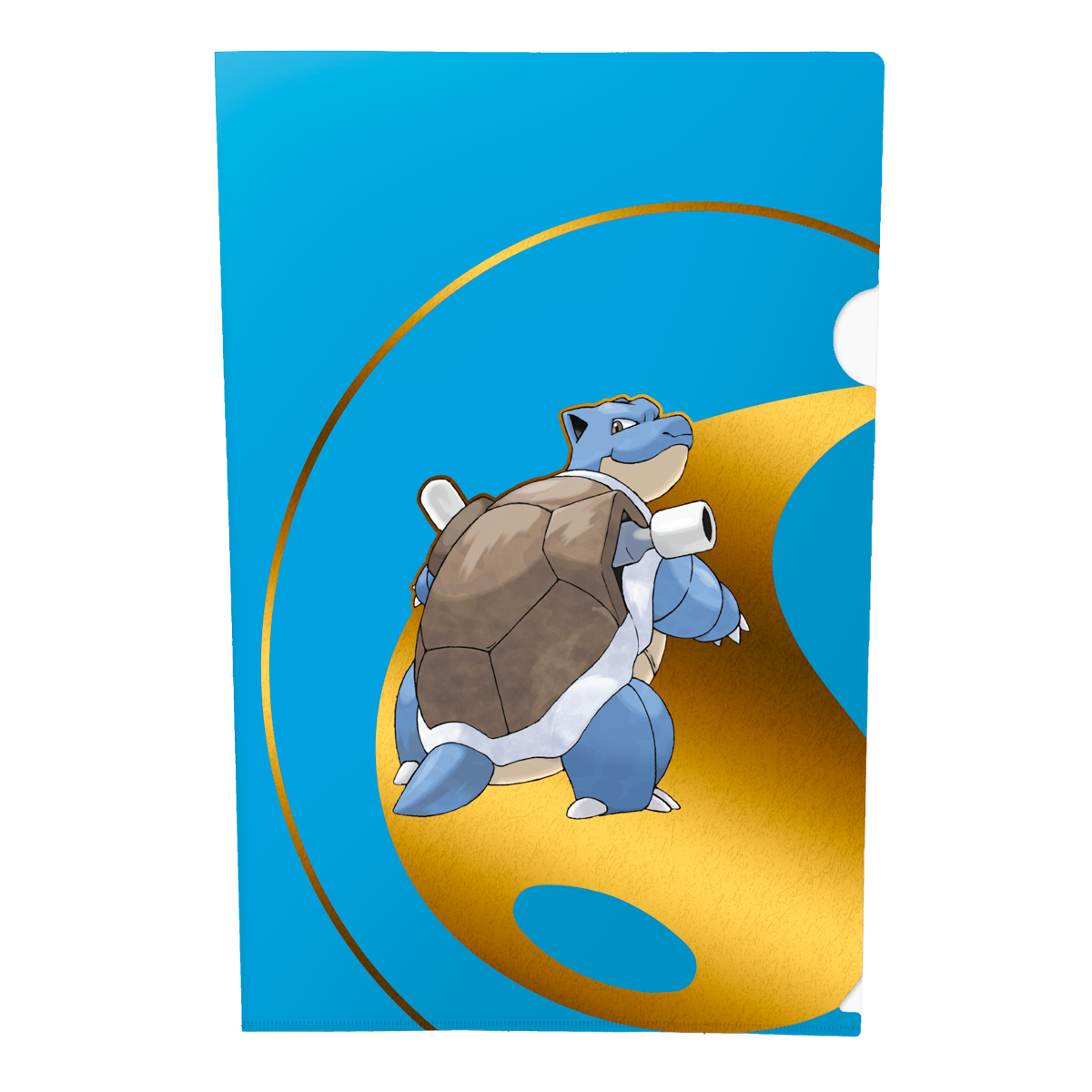 A blue and gold Blastoise Pokemon folio. Brand: Pokemon, Item: Charizard, Blastoise, Venusaur Tournament Folios for Pokemon