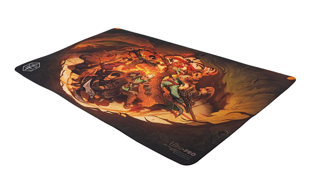 A colorful Critical Role Vox Machina Standard Gaming Playmat. Brand: Ultra-Pro, Item: Critical Role Vox Machina Standard Gaming Playmat.