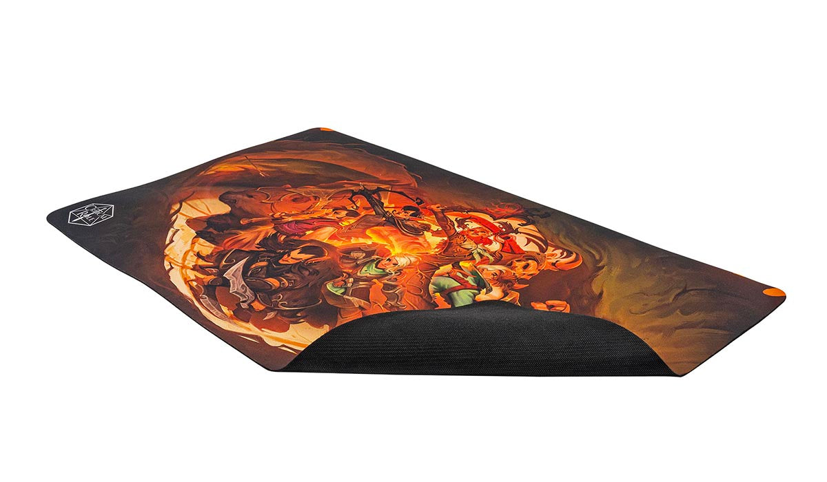 A colorful Critical Role Vox Machina Standard Gaming Playmat. Brand: Critical Role, Item: Vox Machina Standard Gaming Playmat.