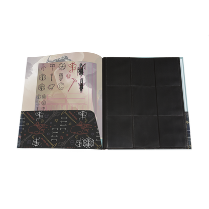 A Critical Role Bells Hells Laudna RPG Folio with Stickers. Brand: Critical Role, Item: Bells Hells Laudna RPG Folio.
