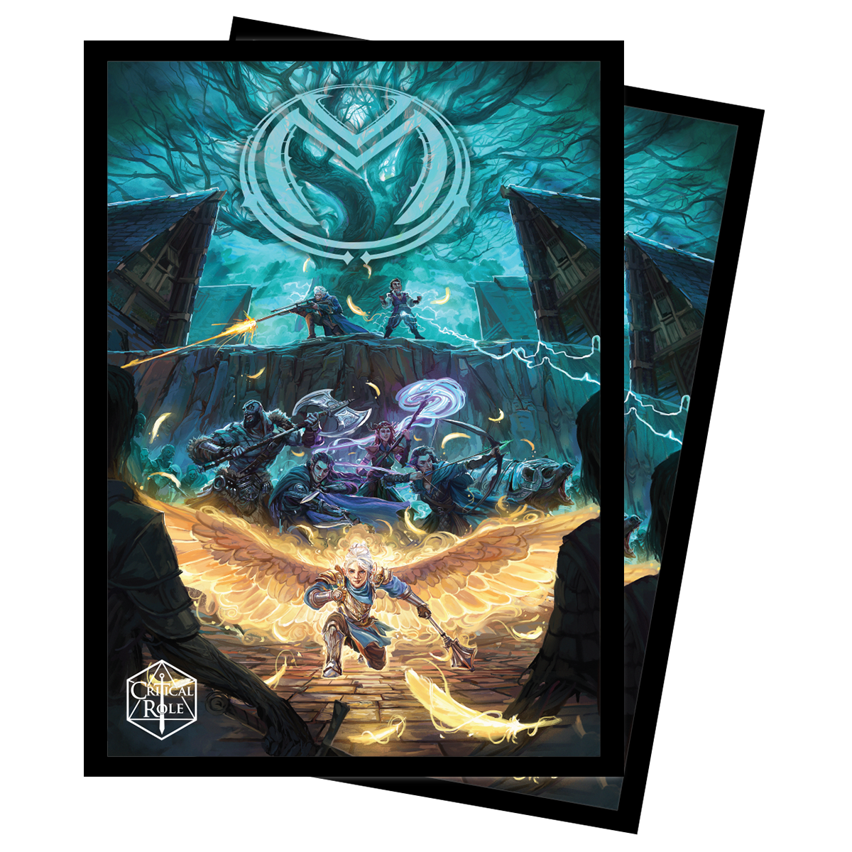 A Critical Role Bells Hells Vox Machina Art Standard DECK PROTECTOR® Sleeves (100ct). Brand: Ultra PRO, Item: Critical Role Bells Hells Vox Machina Art Standard DECK PROTECTOR® Sleeves (100ct).