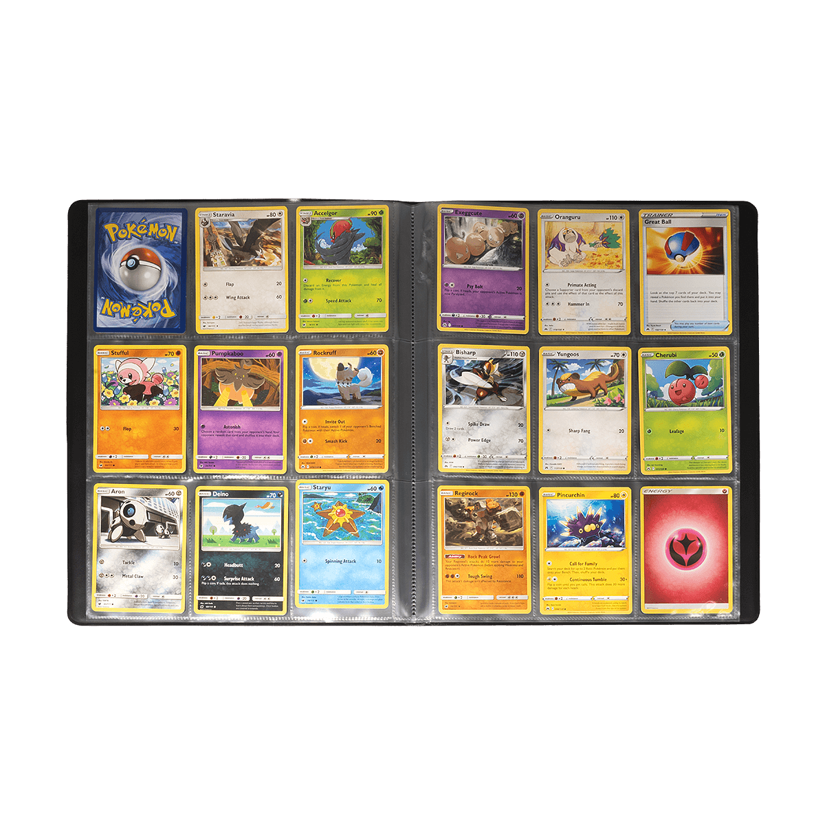 A black 9-Pocket Portfolio for Pokémon cards. Brand: nan, Item: Greninja 9-Pocket Portfolio for Pokémon