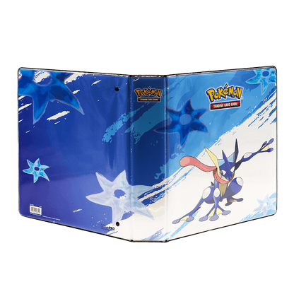 A blue Greninja 2" album for Pokemon Trading Card Game. Brand: Ultra Pro