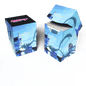 A blue and white Hatsune Miku MIKU EXPO 10th Anniversary 100+ DECK BOX®. Brand: Ultra PRO, Item: Hatsune Miku MIKU EXPO 10th Anniversary 100+ DECK BOX®.