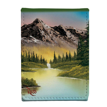 A Bob Ross Mountain Retreat ALCOVE Flip Deck Box. Brand: Ultra PRO, Item: Bob Ross Mountain Retreat ALCOVE Flip