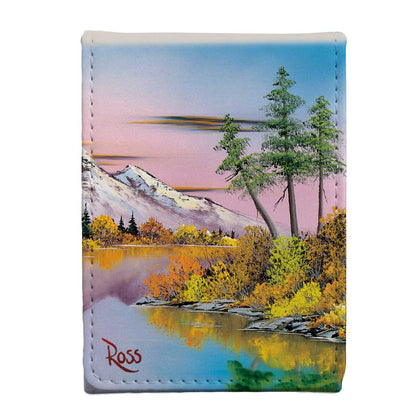 A Bob Ross Mighty Mountain Lake ALCOVE Flip Deck Box. Brand: Ultra PRO, Item: Bob Ross Mighty Mountain Lake ALCOVE Flip.