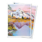 A Bob Ross Mighty Mountain Lake 105ct APEX DECK PROTECTOR® Sleeves. Brand: Ultra PRO, Item: Bob Ross Mighty Mountain Lake 105ct APEX DECK PROTECTOR® Sleeves