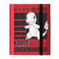 A red Ultra PRO Charmander 9-Pocket PRO-BINDER for Pokemon. Features Charmander artwork and Kanto #004.