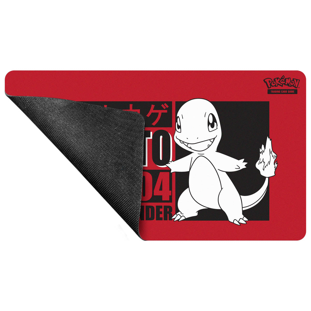 A red Charmander Playmat for Pokémon. Brand: Pokemon, Item: Charmander Playmat
