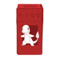 A red Ultra PRO Charmander M2 DECK BOX® for Pokémon Trading Card Game.