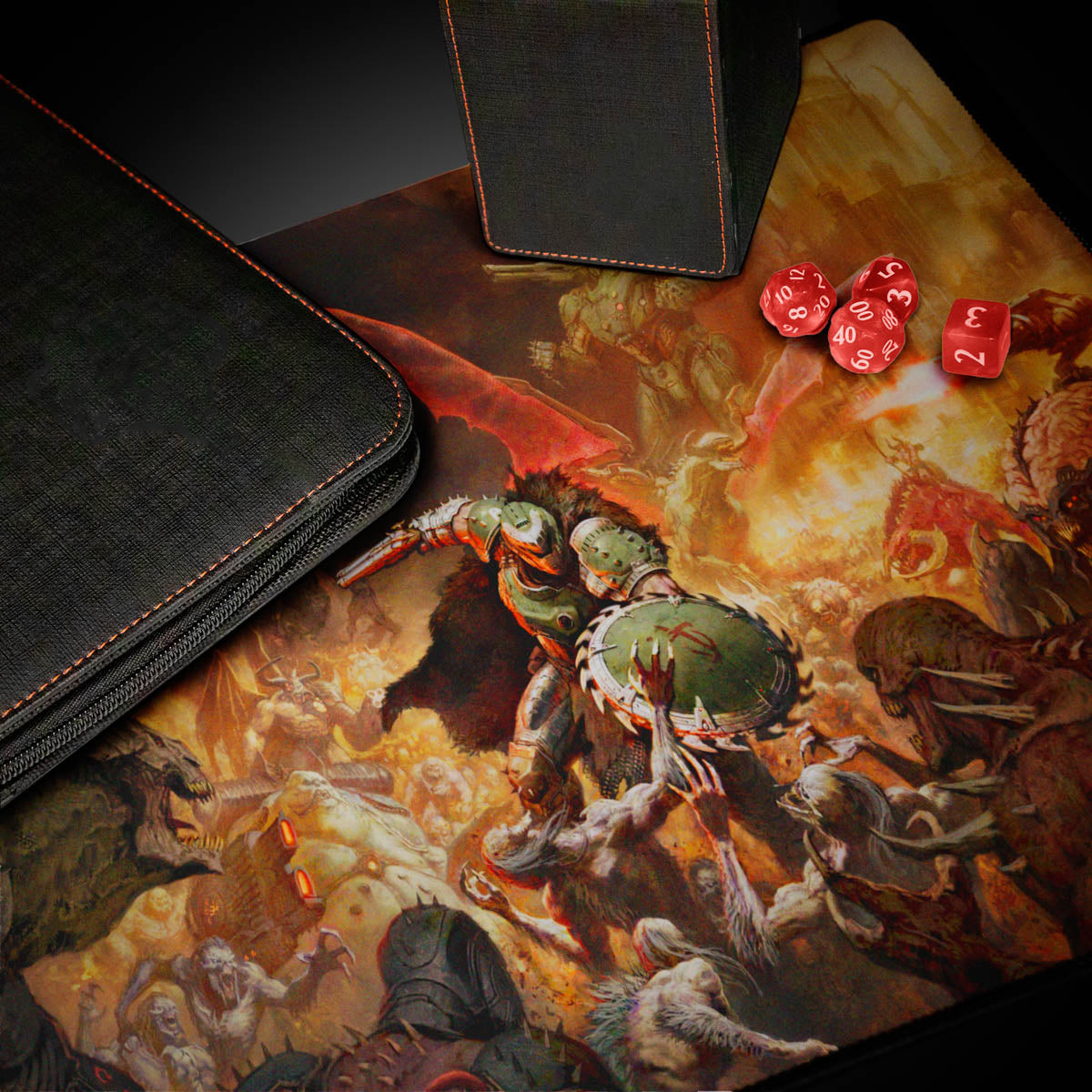 A DOOM: THE DARK AGES - ONSLAUGHT - Playmat. Brand: Unknown, Item: DOOM: THE DARK AGES - ONSLAUGHT - Playmat.