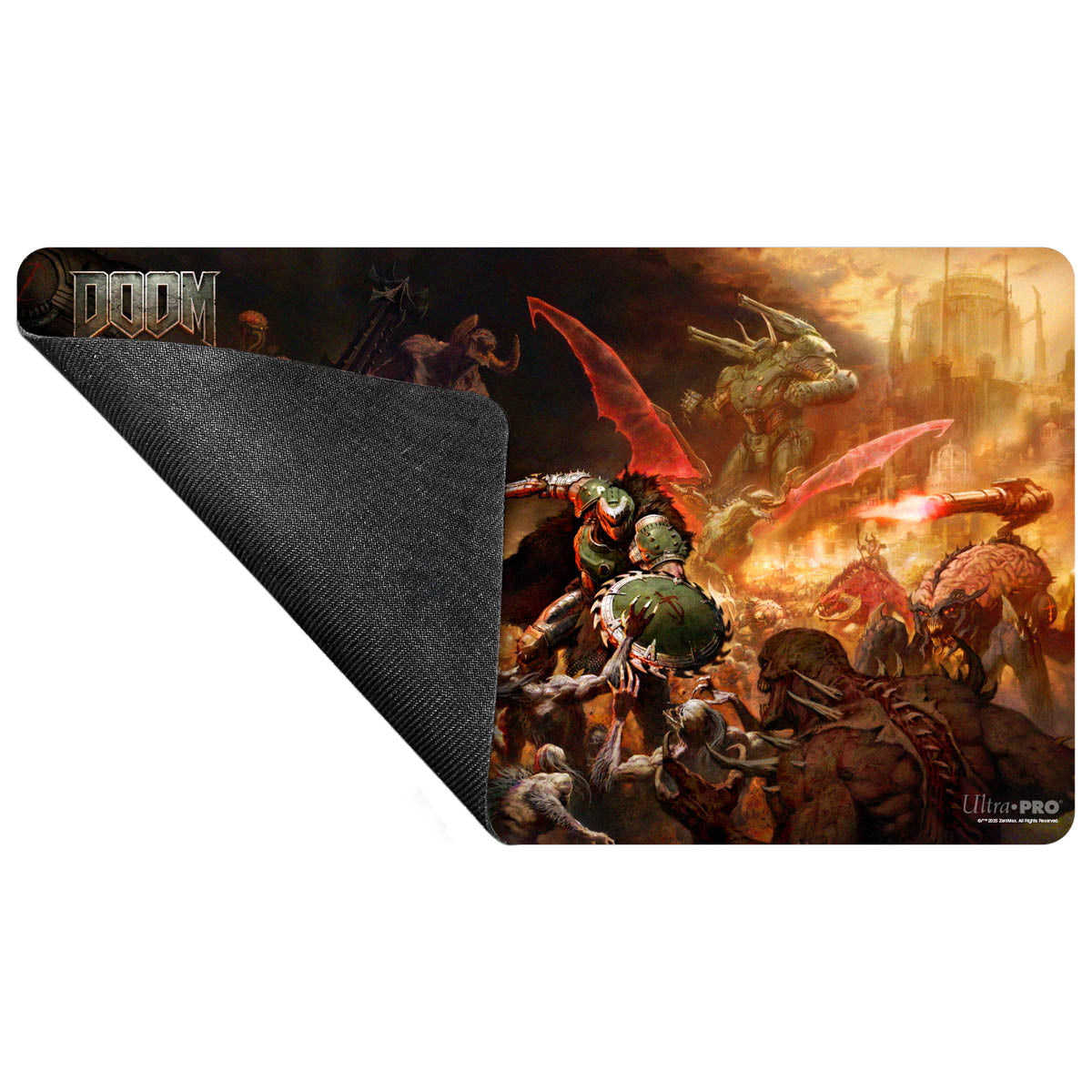 A DOOM: The Dark Ages - Onslaught Playmat. Brand: Ultra Pro, Item: DOOM: THE DARK AGES - ONSLAUGHT - Playmat.