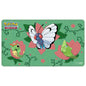 A green Caterpie Evolutions Stitched Playmat for the Pokémon Trading Card Game. Brand: Ultra PRO, Item: Caterpie Evolutions Stitched Playmat.