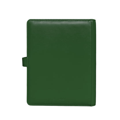 A Green 4-Pocket Premium Snap Binder for the Pokémon Trading Card Game. Brand: Ultra-Pro, Item: Pokémon 4-Pocket Snap Binder.