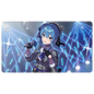 A blue plaid Hoshimachi Suisei Stitched Playmat for the hololive OFFICIAL CARD GAME. Brand: Ultra PRO, Item: Hoshimachi Suisei Stitched Playmat.