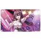 A white and pink anime-style playmat featuring AZKi singing into a microphone on a stage. Brand: Ultra PRO, Item: AZKi Stitched Playmat for the hololive OFFICIAL CARD GAME