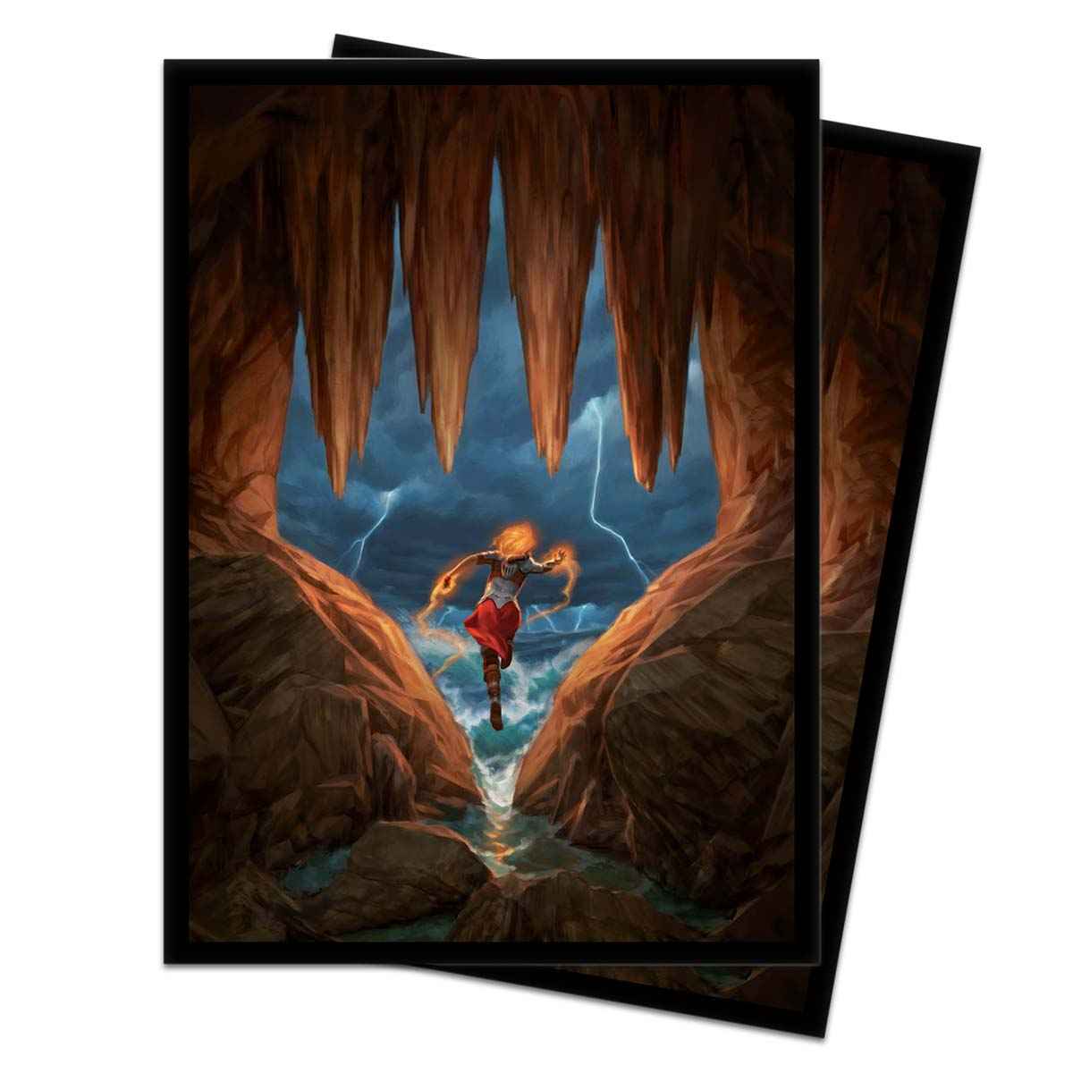 A black bordered Core Set (M20) Card Back Standard DECK PROTECTOR® Sleeves (100ct) for Magic: The Gathering. Brand: Ultra PRO, Item: Core Set (M20) Card Back Standard DECK PROTECTOR® Sleeves (100ct) for Magic: The Gathering