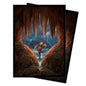 A black bordered Core Set (M20) Card Back Standard DECK PROTECTOR® Sleeves (100ct) for Magic: The Gathering. Brand: Ultra PRO, Item: Core Set (M20) Card Back Standard DECK PROTECTOR® Sleeves (100ct) for Magic: The Gathering