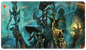 A detailed illustration of the Magic: The Gathering card Commander Kadena, Slinking Sorcerer on a playmat. Brand: Ultra PRO, Item: Commander Kadena, Slinking Sorcerer Standard Gaming Playmat for Magic: The Gathering
