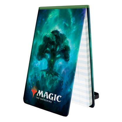 A green and blue Celestial Forest Life Pad for Magic: The Gathering. Brand: Ultra PRO, Item: Celestial Forest Life Pad