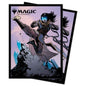 A black-bordered Magic: The Gathering deck protector sleeves featuring alternate art of Narset of the Ancient Way from Ikoria: Lair of Behemoths. Brand: Ultra PRO, Item: Ikoria: Lair of Behemoths Narset of the Ancient Way Alt Art DECK PROTECTOR® Sleeves for Magic: The Gathering