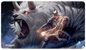 A Magic: The Gathering Ikoria: Lair of Behemoths Fight As One Standard Gaming Playmat. Brand: Ultra PRO, Item: Fight As One Playmat.