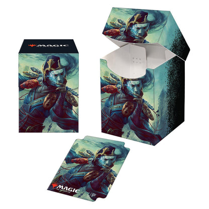 A Magic: The Gathering Commander Legends Sakashima of a Thousand Faces Deck Box and Card Sleeves. Brand: Ultra PRO, Item: Commander Legends Sakashima of A Thousand Faces Commander Combo Box.