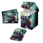 A blue and teal deck box and card sleeves featuring Sakashima of a Thousand Faces from Magic: The Gathering. Brand: Ultra PRO, Item: Commander Legends Sakashima of A Thousand Faces Commander Combo Box.
