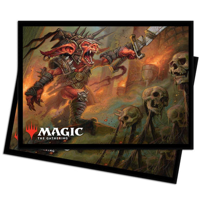 A Magic: The Gathering playmat featuring the artwork for Rograkh, Son of Rohgahh.