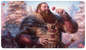 A Magic: The Gathering Commander Legends Hans Eriksson Standard Gaming Playmat by Ultra PRO.
