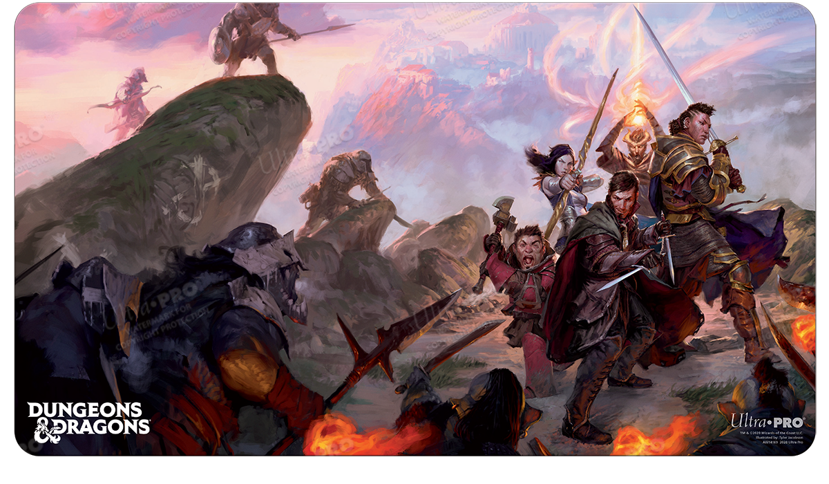 A Dungeons & Dragons Cover Series Sword Coast Adventurers Guide Standard Gaming Playmat by Ultra PRO.
