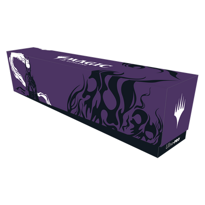 A purple Magic: The Gathering deck box featuring Ashiok artwork. Brand: Ultra-Pro.