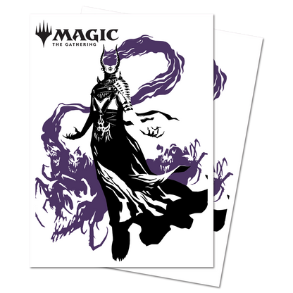 A black and purple Magic: The Gathering Ashiok art print. Brand: Unknown, Item: Ashiok Accessories Bundle.