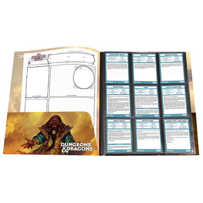 A Dungeons & Dragons Cleric Class Folio with Spell Cards and Stickers. Brand: D&D Adventurers League, Item: Cleric Class Folio.