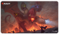A red, multi-headed dragon playmat. Brand: Ultra PRO, Item: Adventures in the Forgotten Realms Tiamat Standard Gaming Playmat for Magic: The Gathering