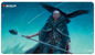 A blue and teal gaming playmat featuring Sefris of the Hidden Ways from Magic: The Gathering. Brand: Ultra PRO, Item: Commander Adventures in the Forgotten Realms Sefris of the Hidden Ways Standard Gaming Playmat.