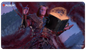 A Magic: The Gathering Commander playmat featuring Prosper, Tome-Bound casting a spell from a book. Brand: Ultra PRO, Item: Commander Adventures in the Forgotten Realms Prosper, Tome-Bound Standard Gaming Playmat.