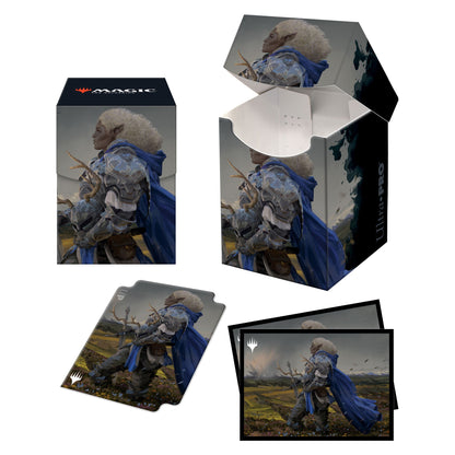 A Magic: The Gathering Commander Combo Box featuring Galea, Kindler of Hope artwork. Brand: Ultra PRO, Item: Commander Adventures in the Forgotten Realms Galea, Kindler of Hope Commander Combo Box.