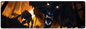 A dark fantasy playmat featuring werewolves and a full moon, with the Magic: The Gathering logo. Brand: Ultra PRO, Item: Innistrad: Midnight Hunt Draft Booster Key Art 8ft Table Playmat.
