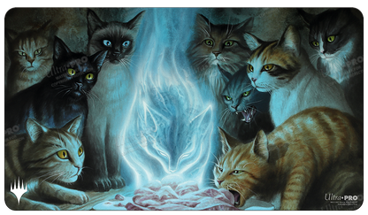 A Magic: The Gathering Innistrad: Midnight Hunt Can’t Stay Away Standard Gaming Playmat by Ultra PRO.