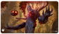 A fantasy art Standard Gaming Playmat featuring Wrenn and Seven from Magic: The Gathering's Innistrad: Midnight Hunt set. Brand: Ultra PRO, Item: Innistrad: Midnight Hunt Wrenn and Seven Standard Gaming Playmat.
