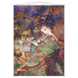 A green and red floral wall scroll featuring artwork from Magic The Gathering's Mystical Archive. Brand: Ultra PRO, Item: Ephemerate Mystical Archive Wall Scroll.