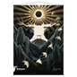 A mystical art wall scroll featuring the 'Approach of the Second Sun' artwork from Magic: The Gathering. Brand: Ultra PRO, Item: Approach Of The Second Sun Mystical Archive Wall Scroll.