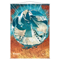 A blue and orange mystical archive wall scroll featuring artwork from Magic: The Gathering's Counterspell card. Brand: Ultra PRO, Item: Counterspell Mystical Archive Wall Scroll