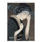 A dark blue and tan Japanese-style wall scroll featuring the Magic: The Gathering card art for Duress from the Mystical Archive. Brand: Ultra PRO, Item: Duress Mystical Archive Wall Scroll.