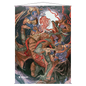 A fantasy art wall scroll featuring a dragon and two figures battling, with the Magic: The Gathering logo. Brand: Ultra PRO, Item: Despark Mystical Archive Wall Scroll For Magic The Gathering.