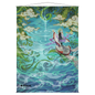 A mystical wall scroll featuring artwork from Magic: The Gathering's Mystical Archive, depicting a serene scene with a figure by the water. Brand: Ultra PRO, Item: Growth Spiral Mystical Archive Wall Scroll For Magic The Gathering