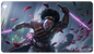 A Magic: The Gathering Standard Gaming Playmat featuring Kaya, Geist Hunter from Innistrad: Crimson Vow. Brand: Ultra PRO, Item: Innistrad: Crimson Vow Kaya, Geist Hunter Standard Gaming Playmat.