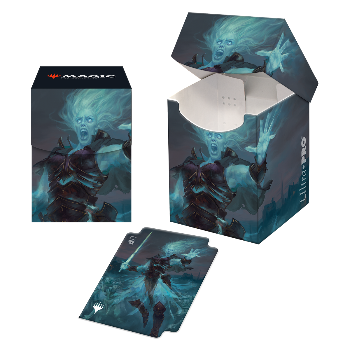 A Magic: The Gathering Innistrad: Crimson Vow Millicent, Restless Revenant Commander Combo Box by Ultra PRO.