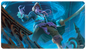 A blue and purple fantasy pirate creature gaming playmat. Brand: Ultra PRO, Item: Commander Legends: Battle for Baldur's Gate Captain N’ghathrod Standard Gaming Playmat.